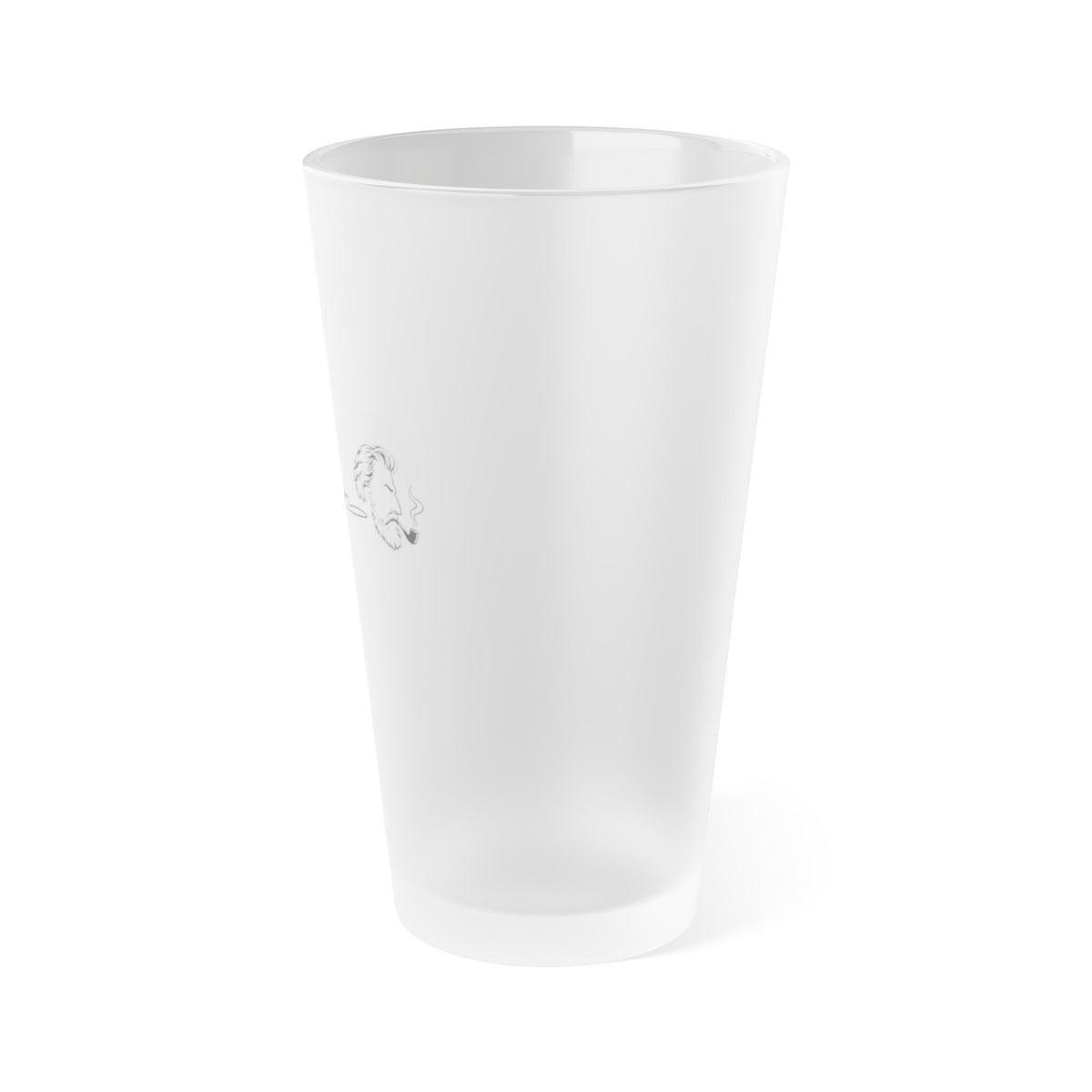 The Professor's Signature Frosted Pint Glass