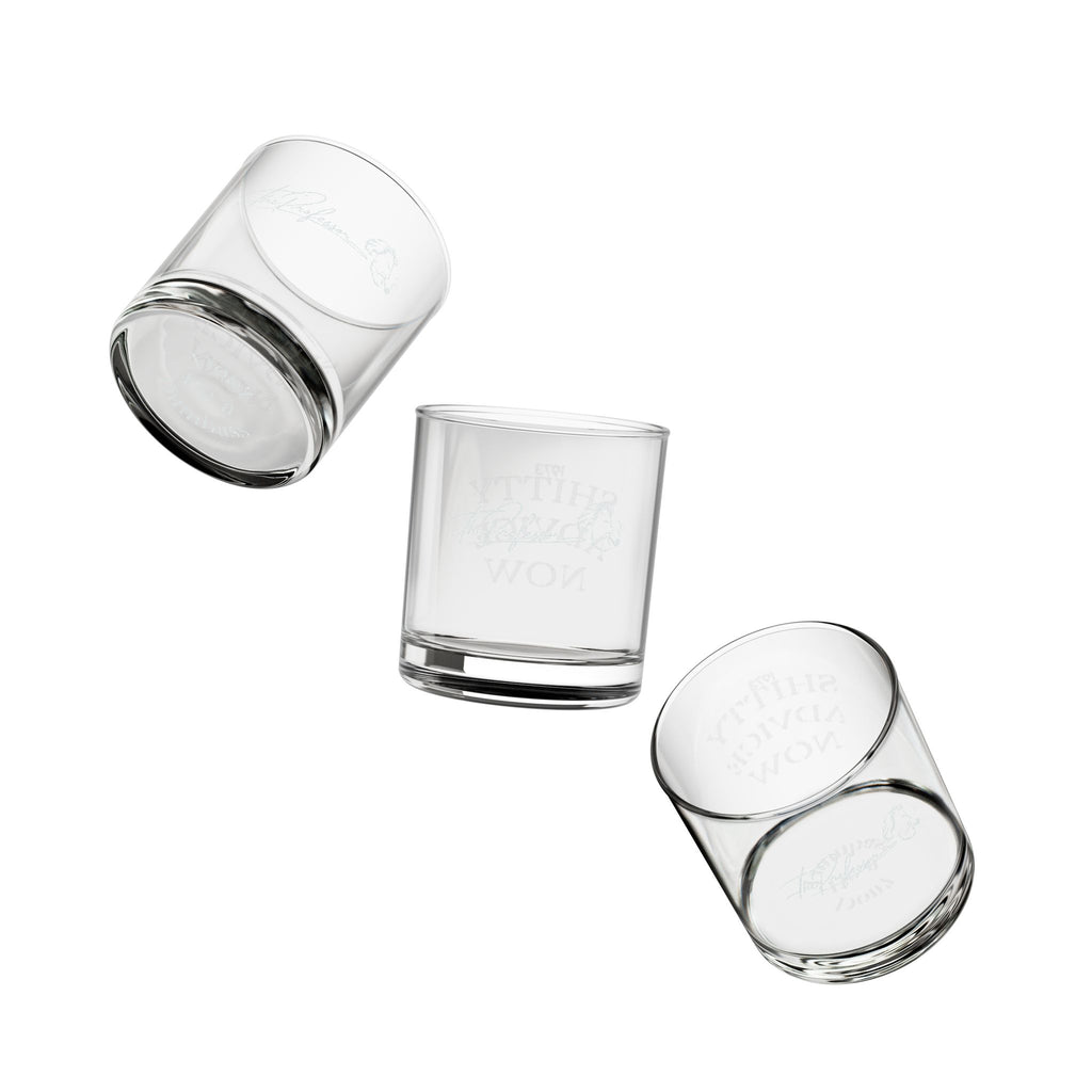 The Professor's Official Whiskey Glass – University of Shitty Advice