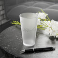 The Professor's Signature Frosted Pint Glass