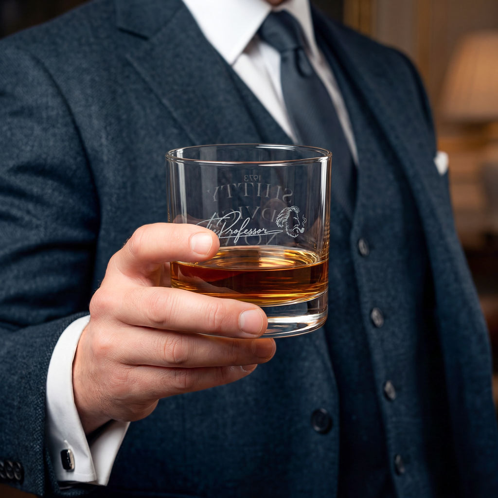 The Professor's Official Whiskey Glass – University of Shitty Advice