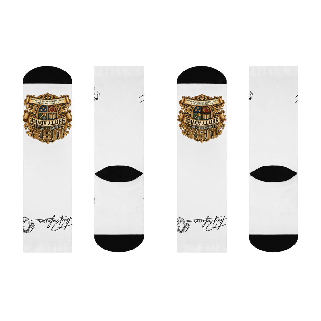 USA — University of Shitty Advice | Official Professor Signature Socks