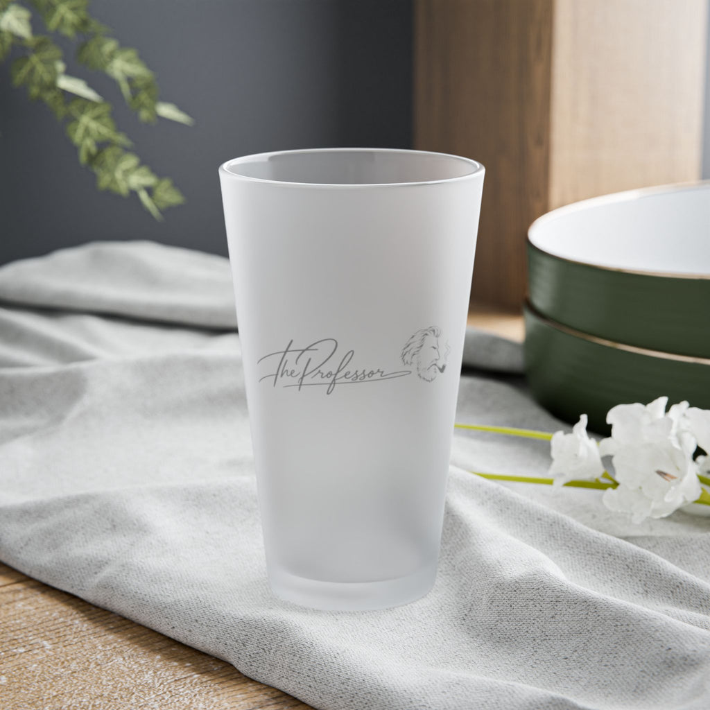 The Professor's Signature Frosted Pint Glass