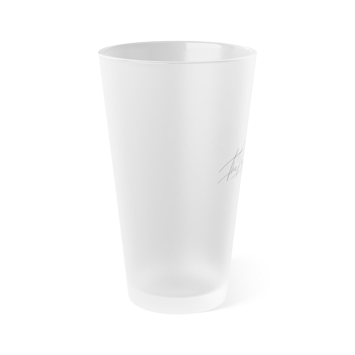The Professor's Signature Frosted Pint Glass
